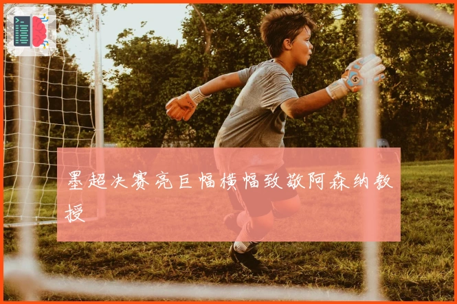 墨超决赛亮巨幅横幅致敬阿森纳教授